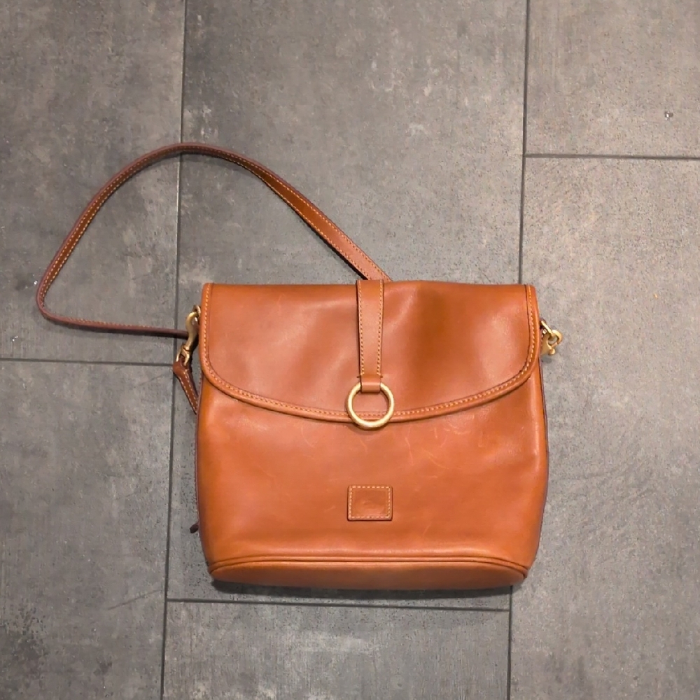 Dooney & Bourke Dottie Florentine Italian Leather Crossbody Bag